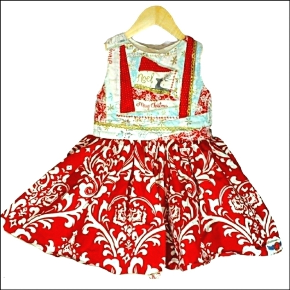 Handmade Holiday Christmas Dress for Toddlers - Picture 1 of 13